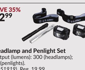 Headlamp and Penlight Set