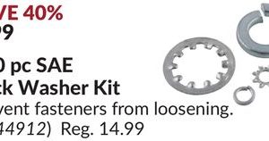 720 pc SAE Lock Washer Kit