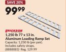 1,250 lb 77 x 13 in. Aluminum Loading Ramp Set