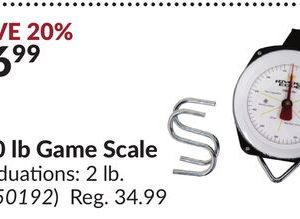550 lb Game Scale