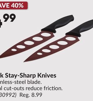 2 pk Stay-Sharp Knives