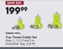 3 pc Tenon Cutter Set