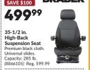 35-1/2 in. High-Back Suspension Seat