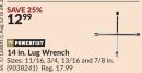 POWERFIST 14 in. Lug Wrench