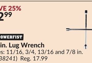POWERFIST 14 in. Lug Wrench