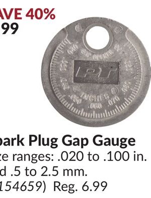 Spark Plug Gap Gauge