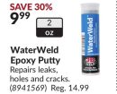 WaterWeld Epoxy Putty