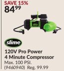 120V Pro Power 4 Minute Compressor