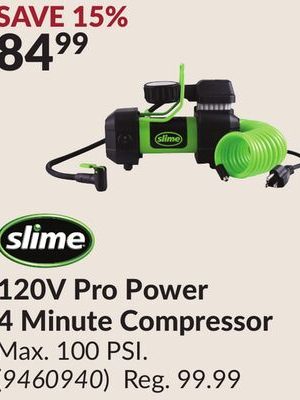 120V Pro Power 4 Minute Compressor