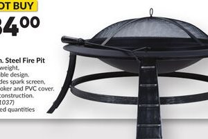 30 in. Steel Fire Pit