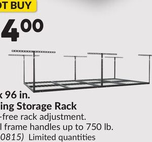 Surplus 48 x 96 in. Ceiling Storage Rack