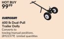 600 lb Dual-Pull Trailer Dolly