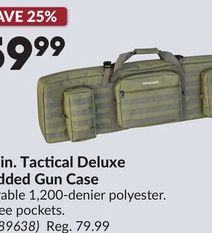42 in. Tactical Deluxe Padded Gun Case