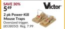 2 pk Power-Kill Mouse Traps