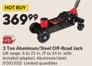 3 Ton Aluminum/Steel Off-Road Jack
