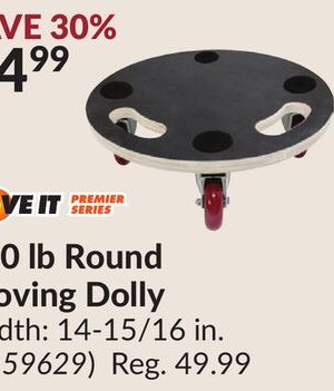 530 lb Round Moving Dolly