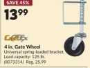 4 in. Gate Wheel