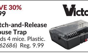 Catch-and-Release Mouse Trap