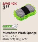 Microfibre Wash Sponge