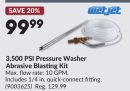 3,500 PSI Pressure Washer Abrasive Blasting Kit