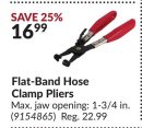 Flat-Band Hose Clamp Pliers