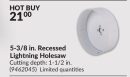 5-3/8 in. Recessed Lightning Holesaw