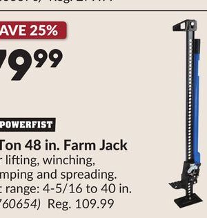 2 Ton 48 in. Farm Jack