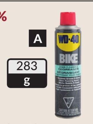 WD-40 Bike Chain Care – Bike Chain Cleaner and Degreaser