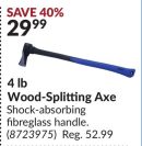 Wood-Splitting Axe