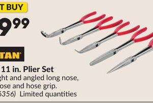 TITAN® 5 pc 11 in. Plier Set