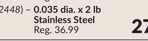 Welding Wire 0.035 dia. x 2 lb