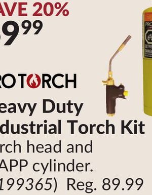 Heavy Duty Industrial Torch Kit