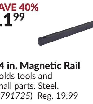 24 in. Magnetic Rail