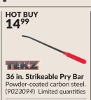 36 in. Strikeable Pry Bar