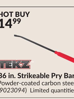 36 in. Strikeable Pry Bar