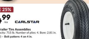 5.70-8 Trailer Tire Assemblies