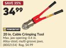 20 in. Cable Crimping Tool