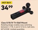 Class II/III/IV Tri-Ball Mount
