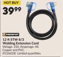 12 ftSTW 8/3 Welding Extension Cord
