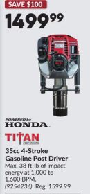 35cc 4-Stroke Gasoline Post Driver