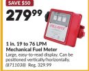 1 in. 19 to 76 LPM Mechanical Fuel Meter