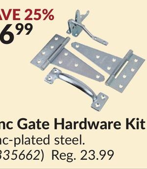 Zinc Gate Hardware Kit