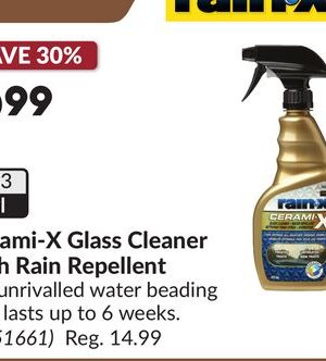 Cerami-X Glass Cleaner with Rain Repellent