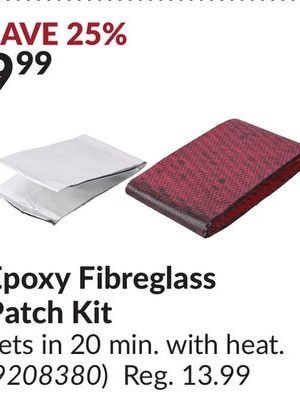 Epoxy Fibreglass Patch Kit