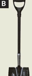 Serrated-Edge Shovels D-Handle