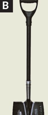 Serrated-Edge Shovels D-Handle