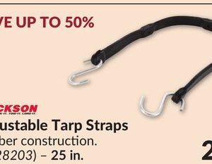 Adjustable Tarp Straps