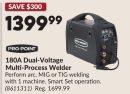 180A Dual-Voltage Multi-Process Welder