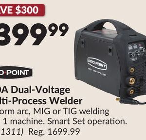180A Dual-Voltage Multi-Process Welder