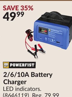 2/6/10A Battery Charger